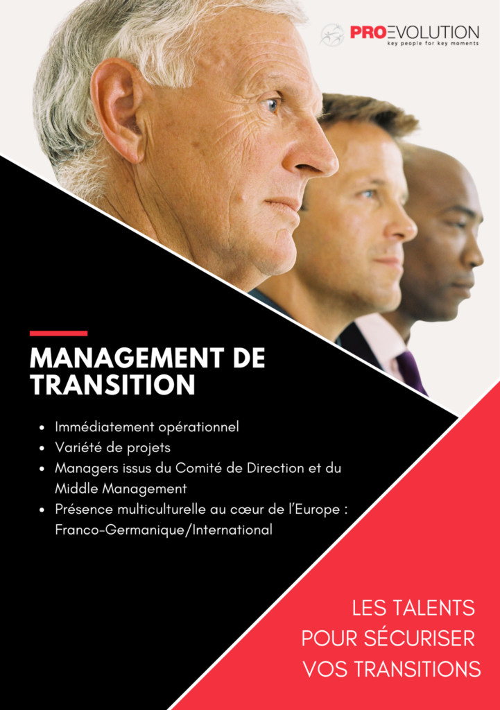 Management de Transition avec PROEVOLUTION