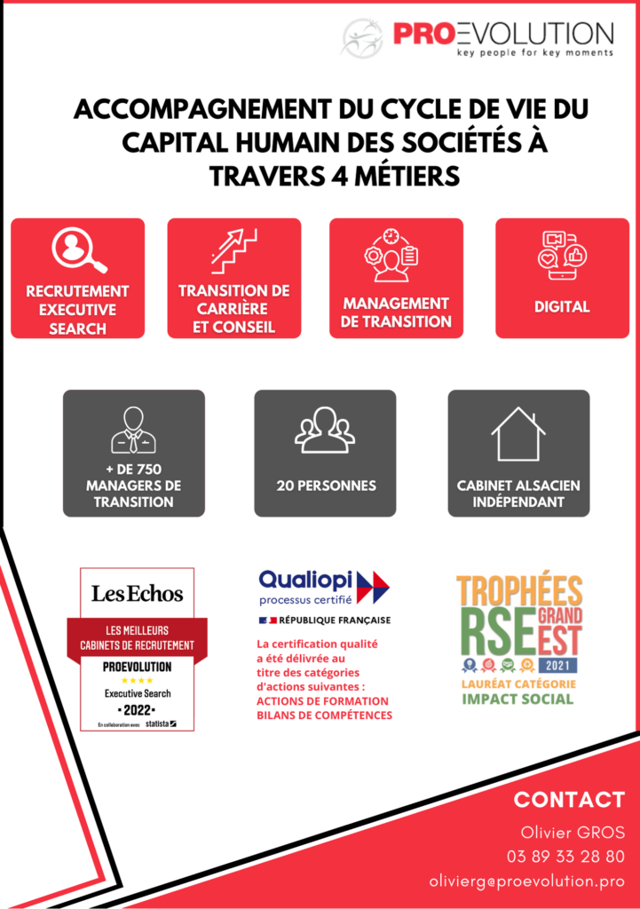 Management de Transition avec PROEVOLUTION