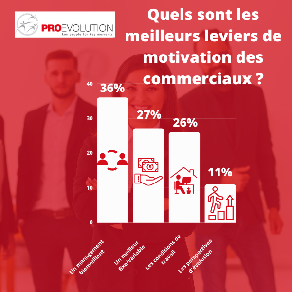 Graphique Motivations des commerciaux