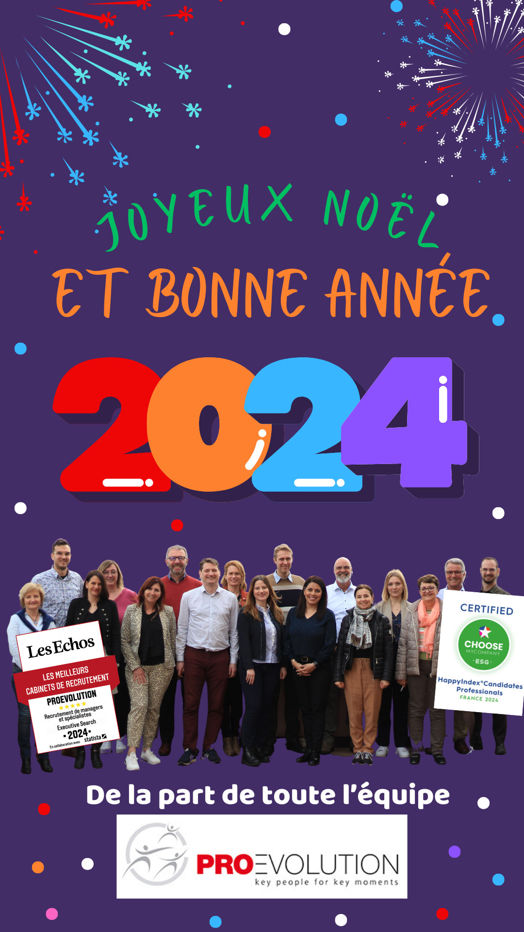 Bonnes fêtes de fin d'année 2020 - PROEVOLUTION