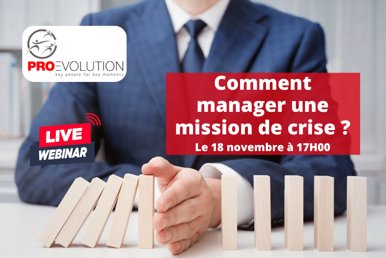 Webinaire Comment manager une mission de crise