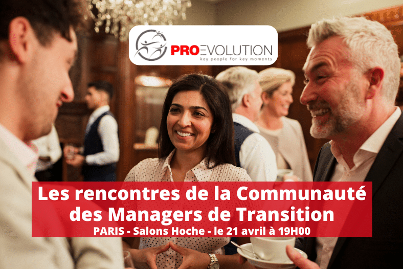 Soiree des managers de transition PROEVOLUTION