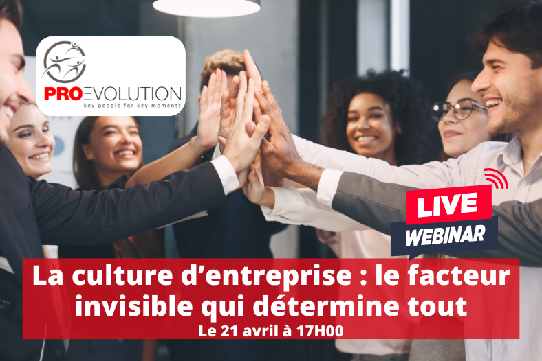 Webinaire La culture d’entreprise le facteur invisible qui détermine tout