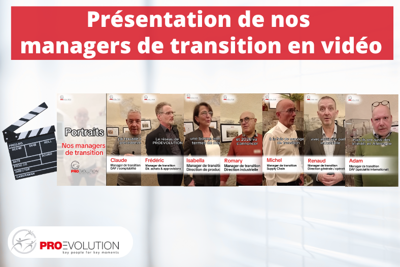 Présentation de nos managers de transition en vidéo