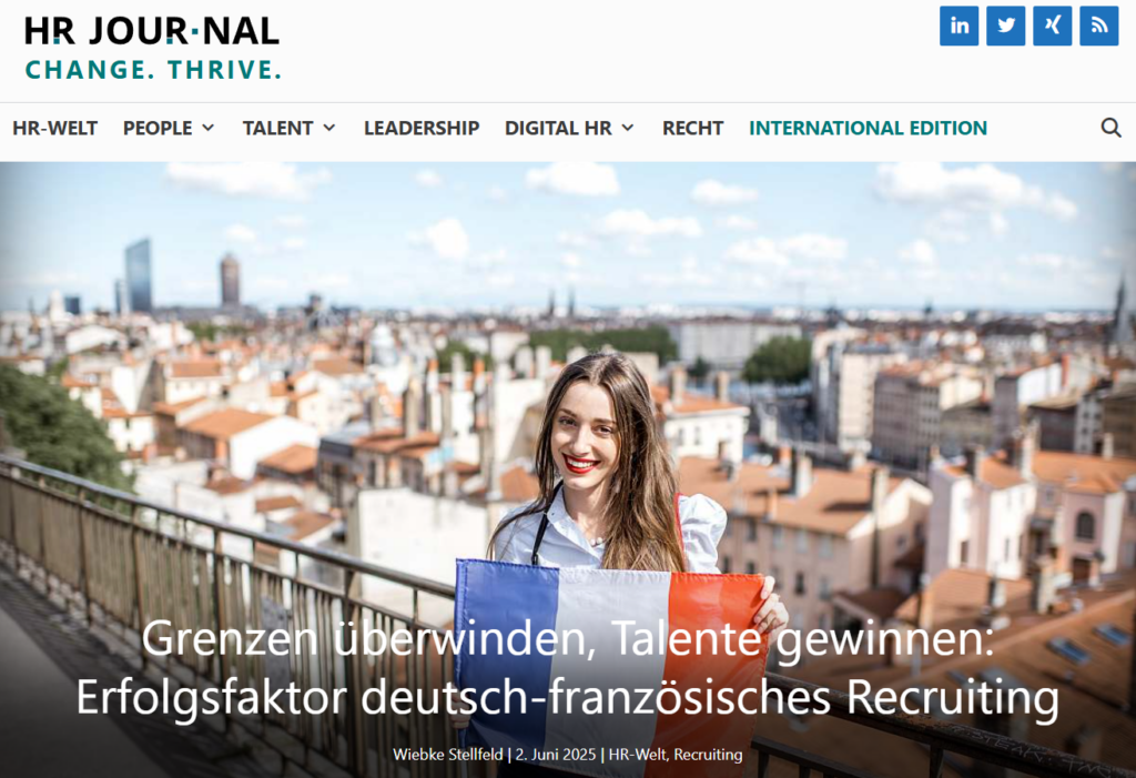 Grenzüberschreitendes Recruiting PROEVOLUTION HR Journal Wiebke Stellfeld Artikel