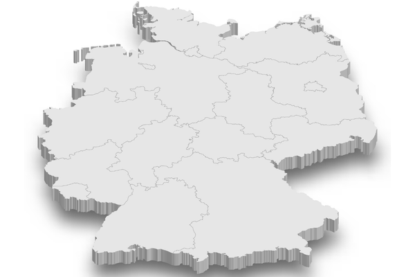 Différentes régions en Allemagne